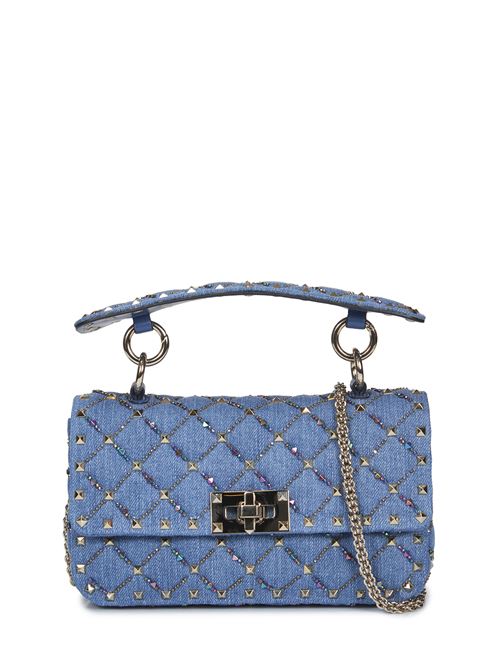 Rockstud Spike small bag in denim VALENTINO GARAVANI | 4W2B0123ARNYG7